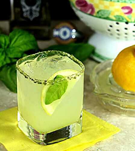 Lemon Basil Margarita