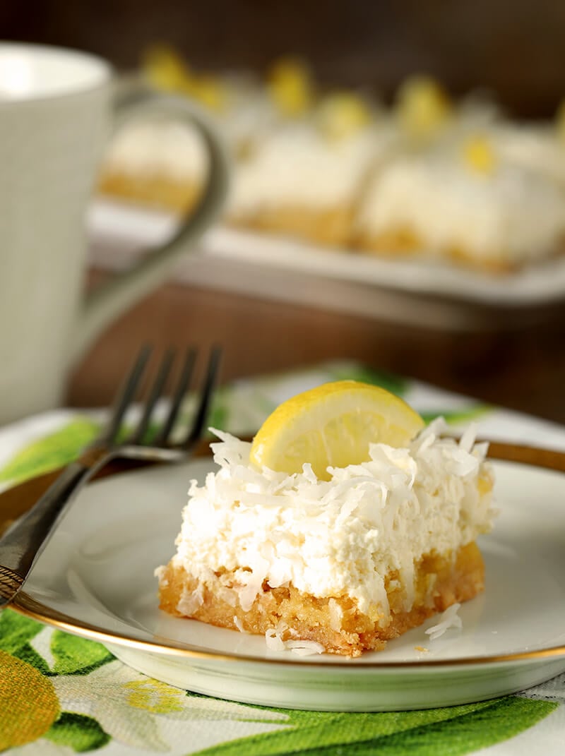 Lemon Coconut Bars