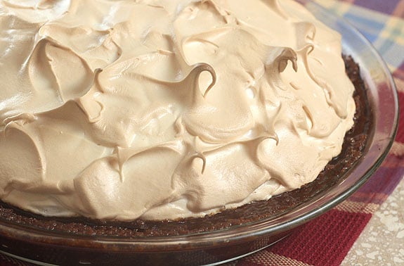 Lemon Meringue Pie with Ginger Lemon Cookie Crust