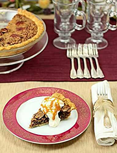 Maple and Toasted Pecan Pie with Maple Whipped Cream
