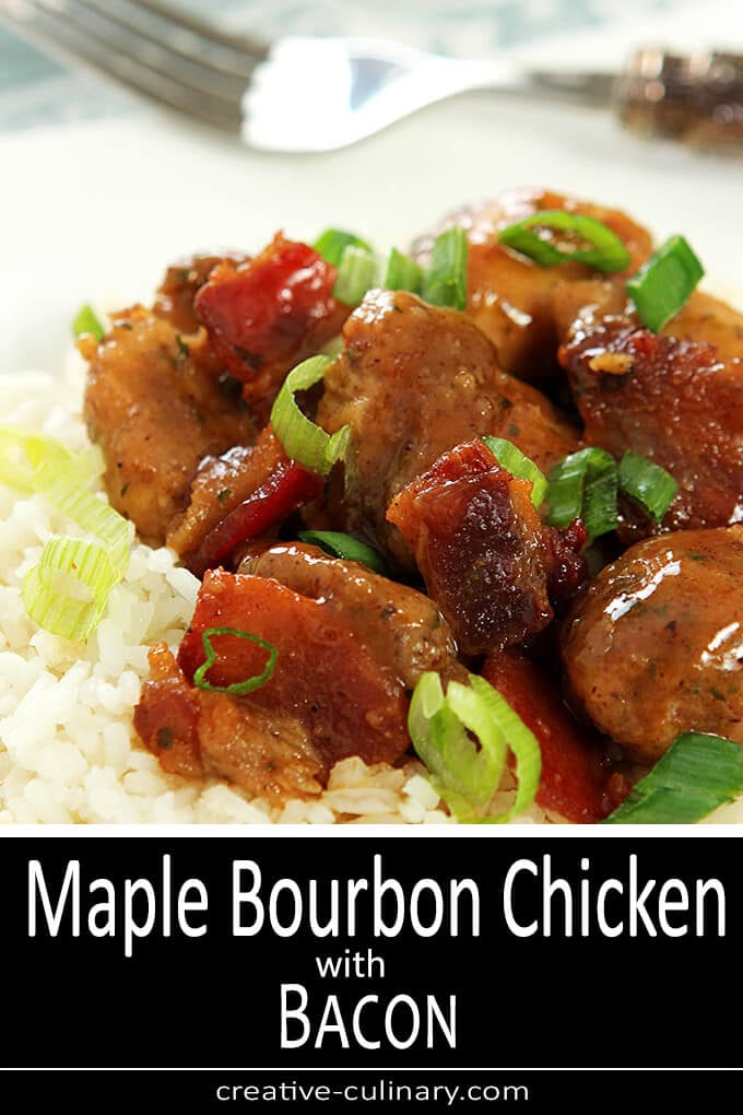 Maple Bourbon Chicken with Bacon