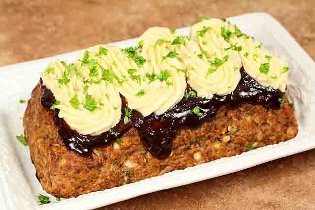 Meatloaf with Roasted Garlic Mashed Potatoes – From My Family to Yours for #FBS4Sandy