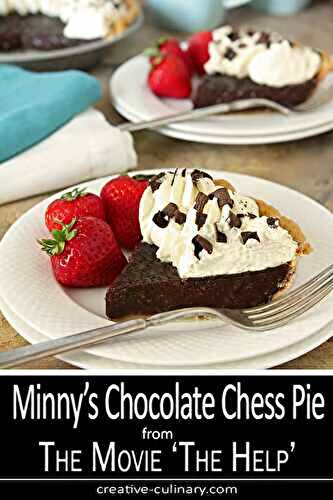 Minny's Chocolate Chess Pie Recipe from 'The Help'
