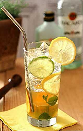 Mixed Citrus Mojito with Lemon, Lime and Orange