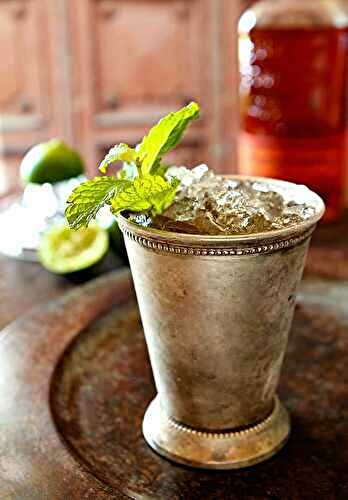 Muscovado Mint Julep with Vanilla Bean