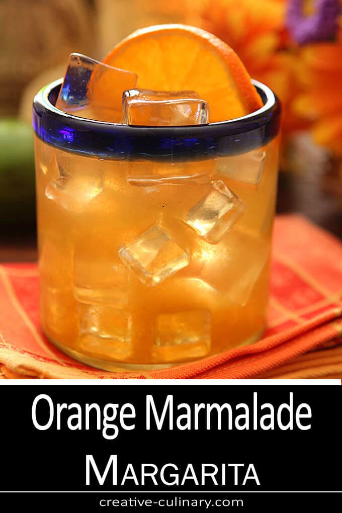Orange Marmalade Margarita Cocktail
