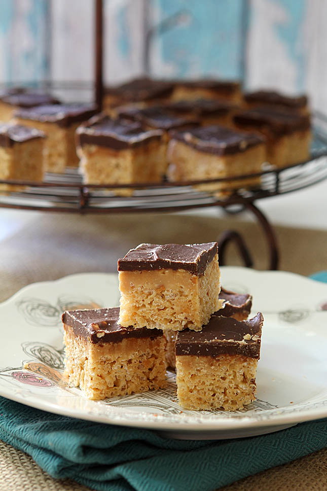 Peanut Butter Cup Rice Krispie Treats