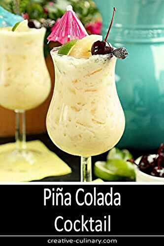 Pina Colada - A Classic Cocktail