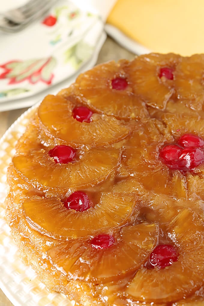 Pineapple and Rum Upside Down Cake
