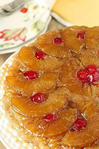Pineapple and Rum Upside Down Cake