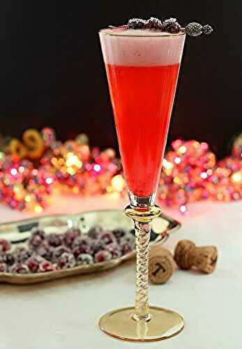 Pink Platinum Champagne Cocktail