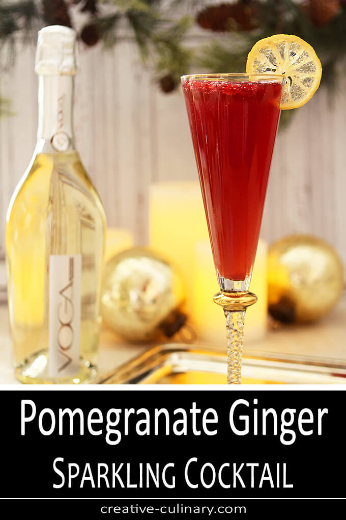Pomegranate Ginger Sparkler