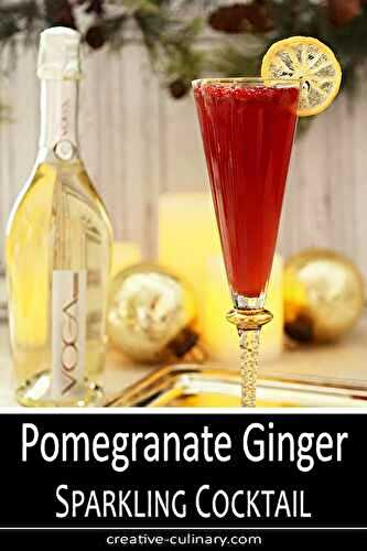 Pomegranate Ginger Sparkler