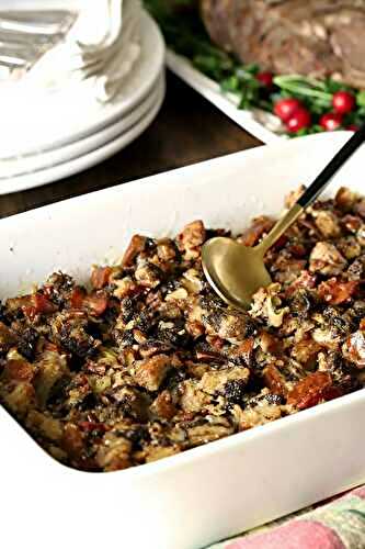 Pumpernickel and Rye Dressing with Bourbon