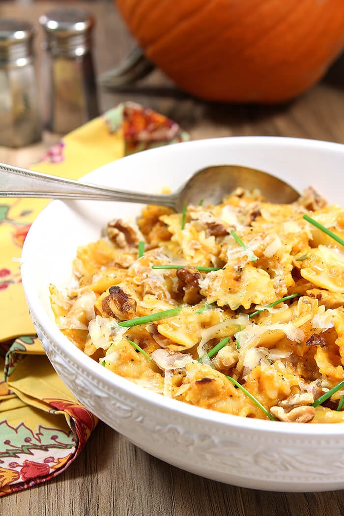 Pumpkin and Mascarpone Pasta