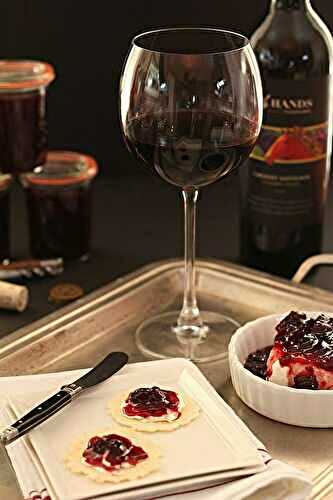 Red and White Wine Jelly - Cherry Cabernet and Lemon with Rosemary Chardonnay