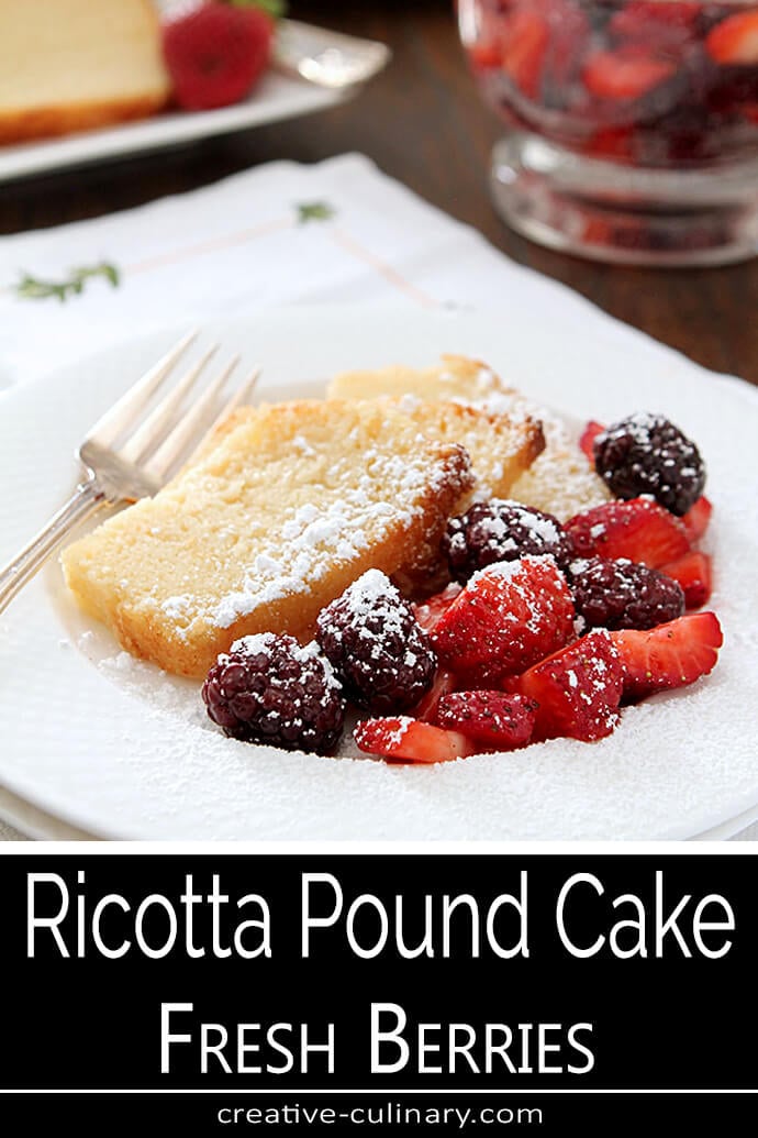 Ricotta Pound Cake