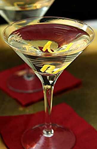 Robert De Niro's Vodka Martini with a Twist