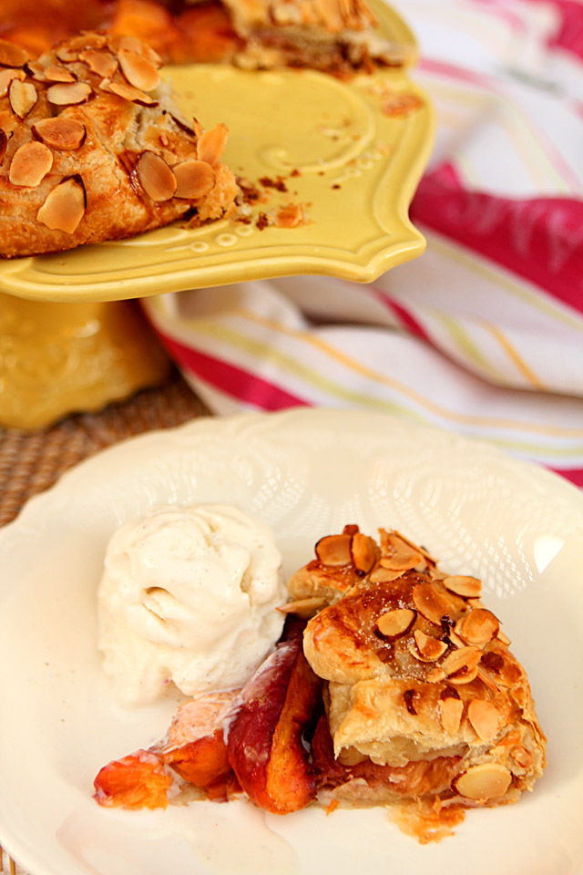 Rustic Peach Gallette