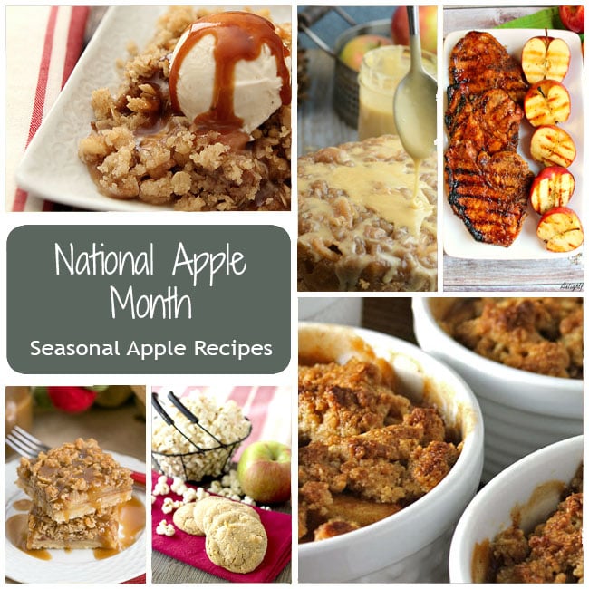 Seasonal Apple Recipes for National Apple Month