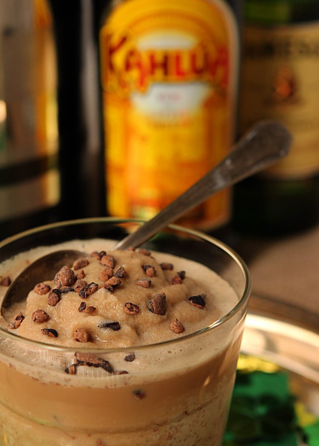 The Chilly Irishman - Espresso, Kahlua and Irish Whiskey Frozen Cocktail