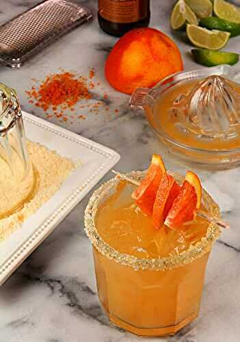 The Elle Yes! Margarita featuring Cara Cara Oranges and Ginger Beer