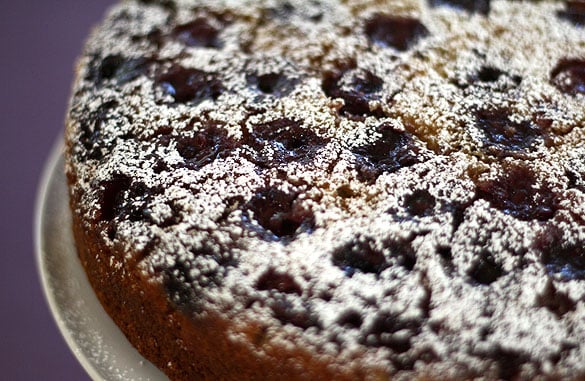 Warm Cherry Upside-Down Cake
