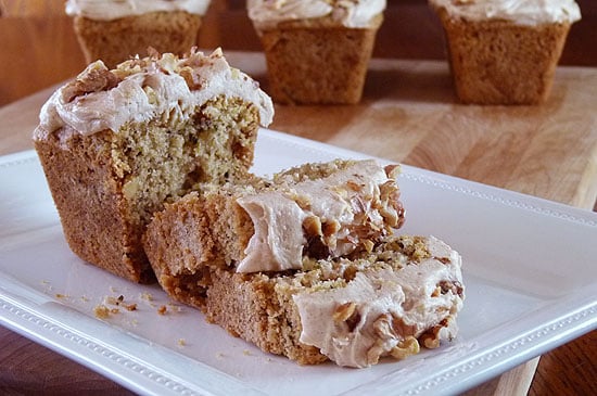 Zucchini Bread with Cinnamon Cream Cheese Brown Butter Frosting