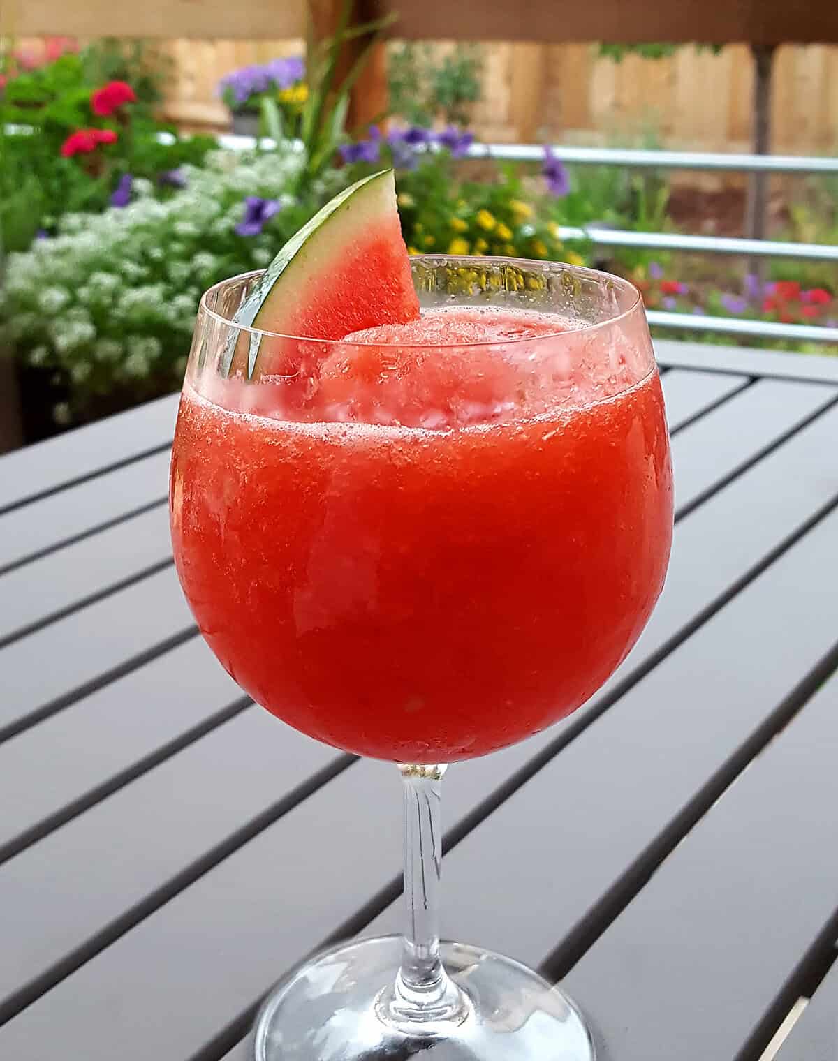 Fresh Watermelon Frosé Cocktail