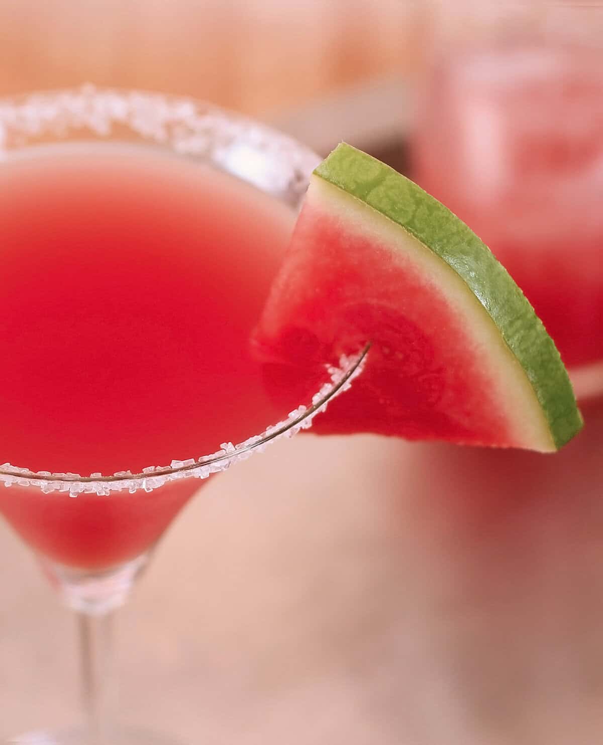 Watermelon Limoncello Martini Cocktail