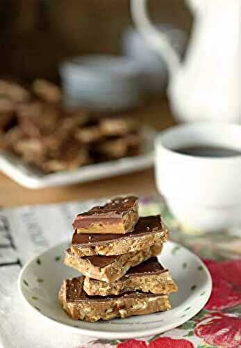 English Toffee with Salted Chocolate