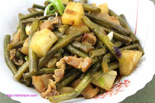 Adobong Sitaw with Pineapple - Delish PH