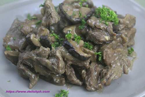 Beef with Mushrooms - Delish PH