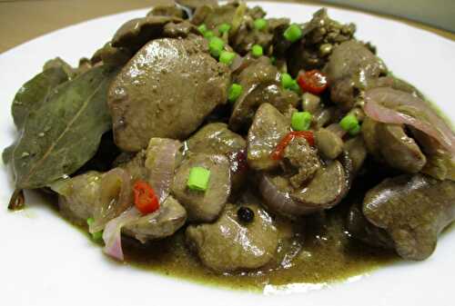 Chicken Liver Adobo (Adobong Atay ng Manok) - Delish PH