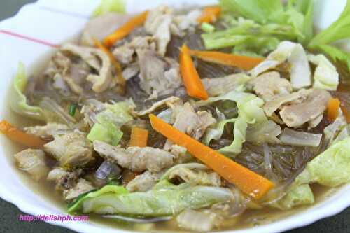 Chicken Sotanghon Soup - Delish PH