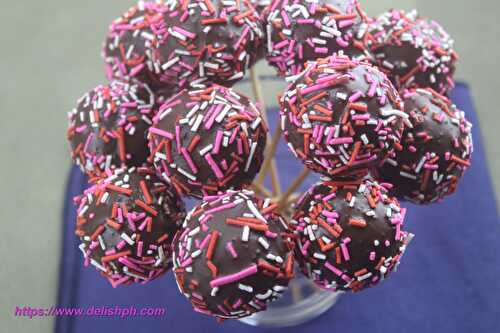 Chocolate Cake Pops - Delish PH