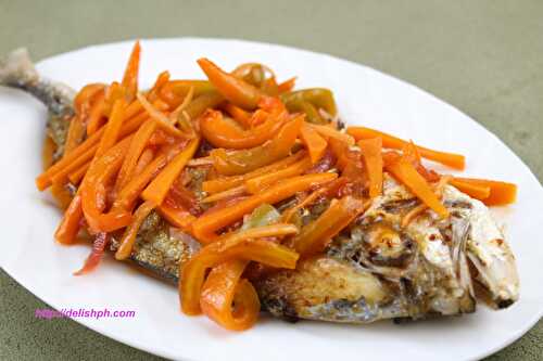 Fish Escabeche - Delish PH