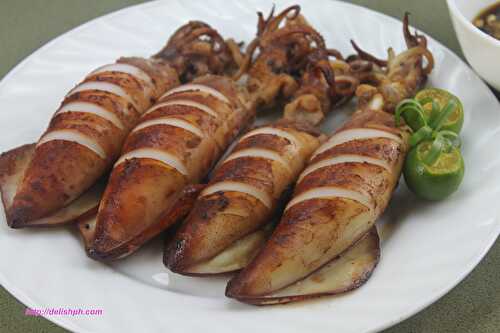 Grilled Stuffed Squid Made Easy - Delish PH