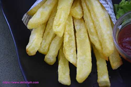 Homemade Crispy Potato Fries (Fast Food Style) - Delish PH