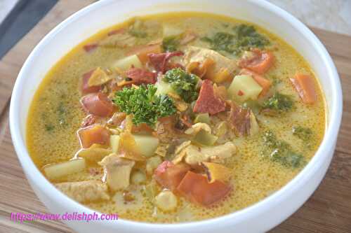 How to Cook Chicken Curry Soup - Delish PH