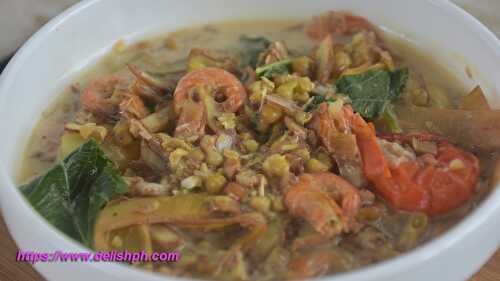 How to Cook Ginataang Puso ng Saging with Munggo - Delish PH