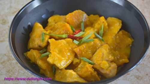 How to Cook Manok and Kalabasa sa Gata - Delish PH