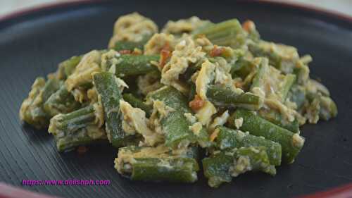 How to Cook Okra with Egg - Delish PH
