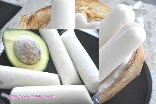 How to Make Avocado and Buko Ice Candy - Delish PH