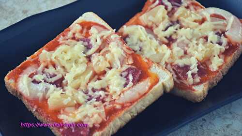 How to Make Bread Pizza - Delish PH