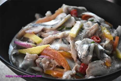 How to Make Kinilaw nga Balantiong nga May Gata (Karay-a Cooking) - Delish PH