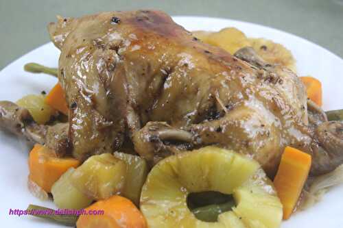 No Oven Whole Chicken with Pineapple - Delish PH