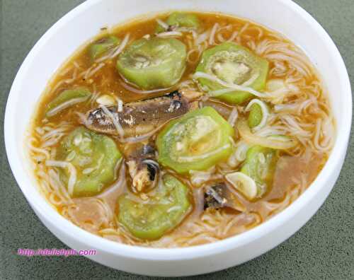 SAAN AABOT ANG 100 PESOS MO? | Misua at Sardinas na may Patola (Misua and Sardines with Patola) - Delish PH