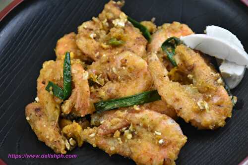 Shrimps with Salted Egg - Delish PH