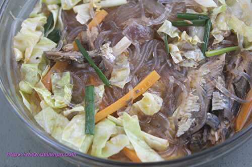 Sotanghon with Sardines - Delish PH